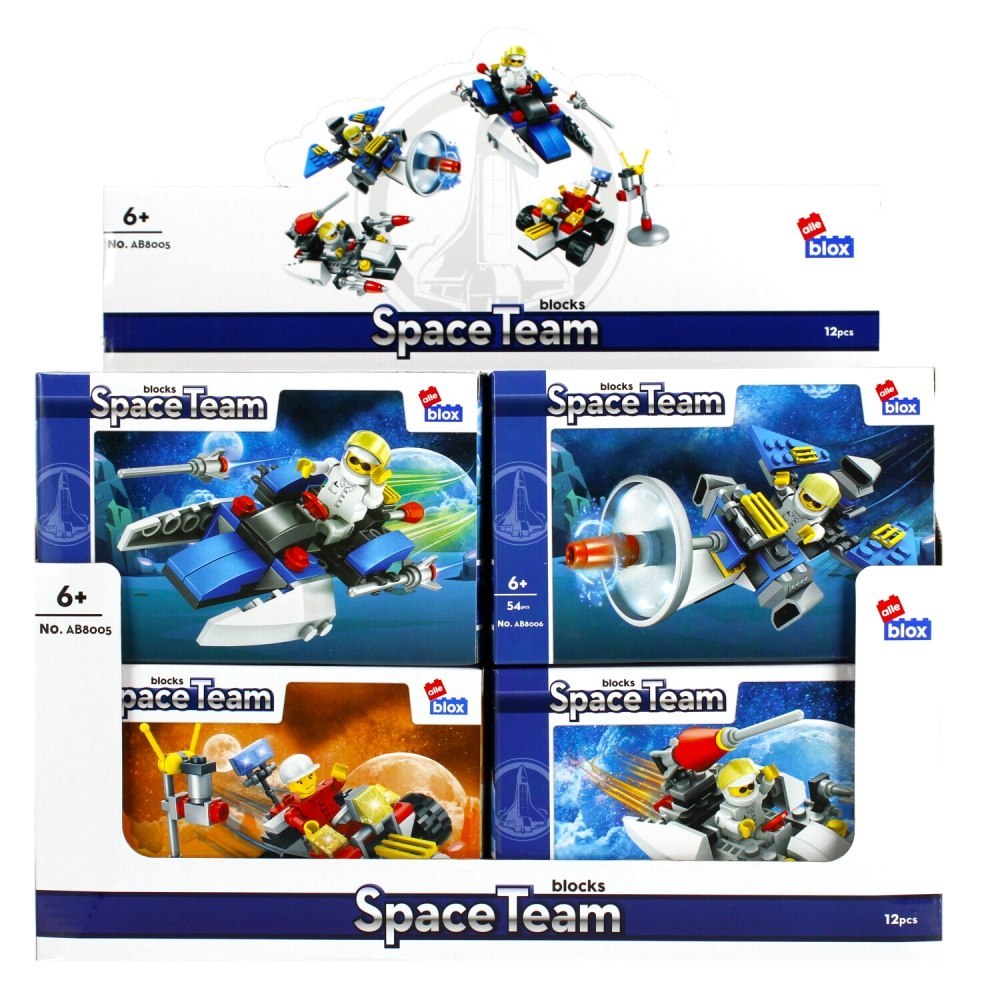 BUILDING BLOCKS 50-60 ELEMENTS SPACE TEAM ALLEBLOX 492880 ALLEBLOX